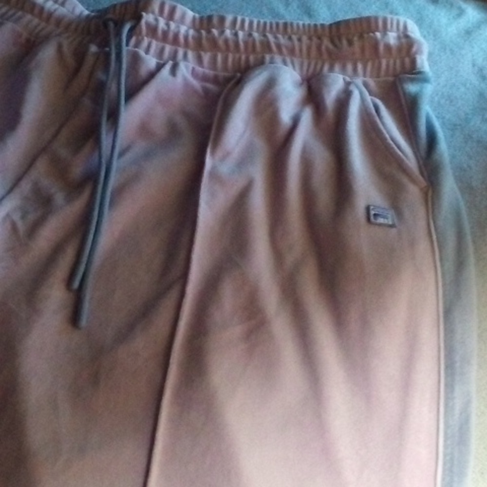 NWT FILA 3X Plus Size Womens Valery Velour Jacket & Pants Tracksuit Pink & Blue - Picture 12 of 12